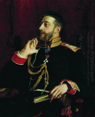 Portrait de la poétesse Grand Prince Konstantin Konstantinovich
