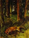 мертвых лис лежал в кустах 1865