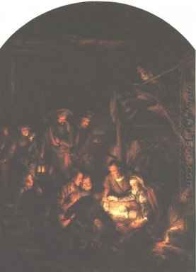 L\'adoration des bergers Fragment 1646