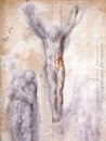 Christus zwischen der Jungfrau und Nikodemus c Gekreuzigten. 155