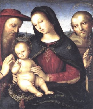 Oskulden och barnet med Johannes Döparen (La Belle Jardi