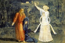 Kristus i Getsemane. Ängeln.