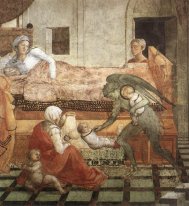 O nascimento e da infância de St Stephen Detalhe