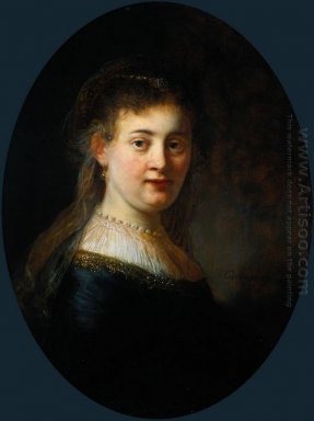 Borstbeeld van Jonge vrouw Waarschijnlijk Saskia Uylenburgh 1633