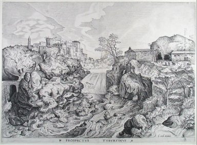 Veduta di Tivoli 1556