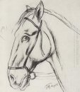 Sketsa Untuk Lukisan Mandi The Red Horse 1912 2