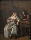 Sjuk kvinna 1670