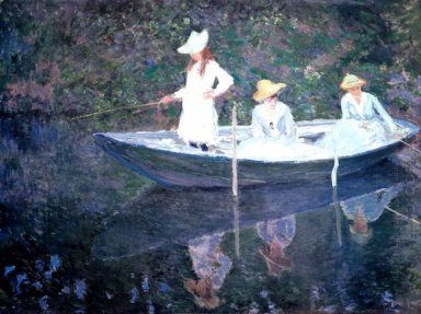 No barco de Norvegienne em Giverny