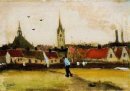 Вид Гааге с новым Церкви 1882