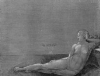 liggande kvinnlig naken 1501