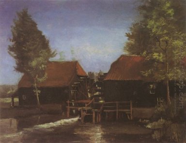 Watermill En Kollen cerca de Nuenen 1884