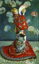 Madame Monet in Japanse klederdracht (La Japonaise)