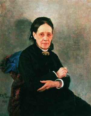 Portret van Die werd Stasova 1884