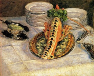 Stillleben mit Crayfish 1882