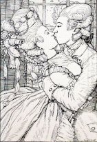 Kyssen Illustration till boken The Marquise