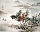Boot und Haus - Chuan - Chinesische Malerei