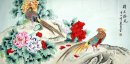 Peony - Pássaros - Pintura Chinesa