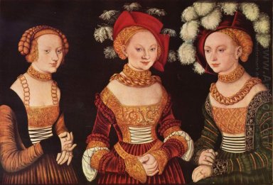 Trois Princesses de Saxe Sibylla Emilia Et Filles Sidonia