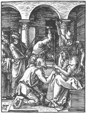 Kristus som krönas med taggar 1510
