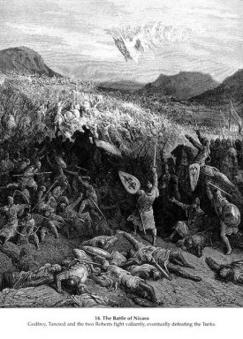 A batalha de Nicéia, em 1097 1877