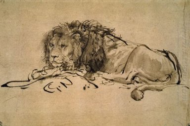 Lion Reposant 1652