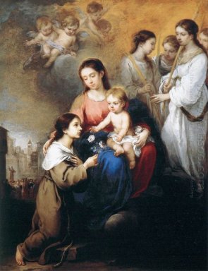 La Virgen y el Niño con San Rosalina 1670