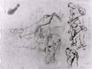 Эскизы коттеджа и цифры 1890