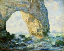 De Manneport Rock Arch Ten westen van Etretat