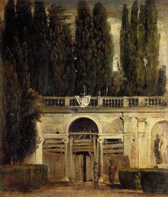 Villa Medici en Roma Fachada de la gruta Logia 1630
