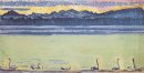 Lake Geneva Com Mont Blanc At Dawn 1918 2