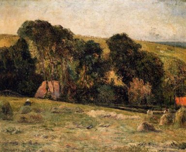 haymaking near dieppe 1885