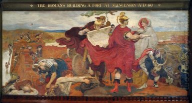 Os romanos construir um forte no Mancenion