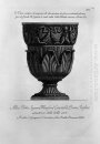 Antique Vase Of Marble In The Villa Valenti At Porta Pia