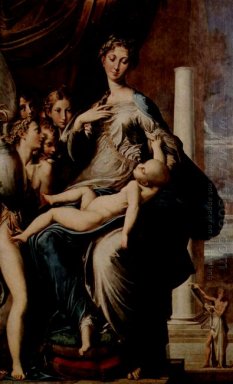 Madonna com o pescoço longo 1540