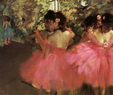 Dansers in roze 1885