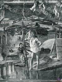 Cenas da vida de St.Christopher