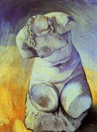 Estatueta do emplastro de um torso fêmea 1887