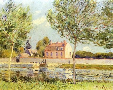 maisons sur les bords du Loing 1889