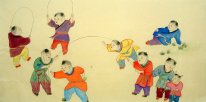 Мальчики - китайской живописи