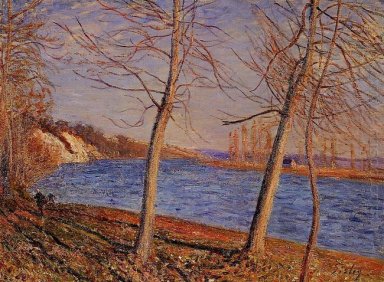 orilla del río en Veneux 1881