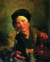 A Boy Selling Brew 1861