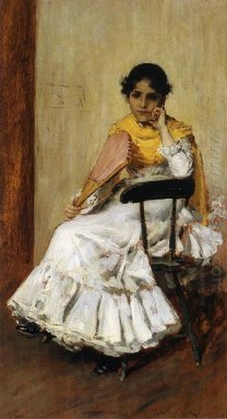 Une fille espagnole Aka Portrait de Mme Chase dans la robe espag