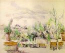 La terrasse du jardin des Lauves 1906
