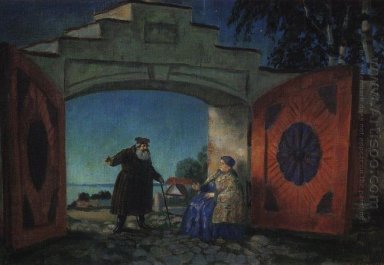 A porta da casa Kabanovs