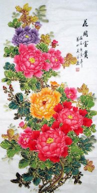 Peony-Huakai - Chinese Painting