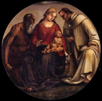 Virgem eo Menino com Santos Jerônimo e Bernard de Clairvaux