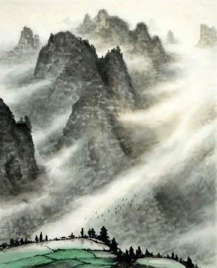 Montagnes - Peinture chinoise