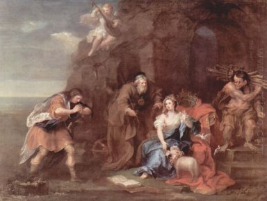 Prospero und Miranda From The Tempest von William Shakespeare