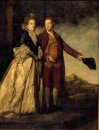 Sir Watkin Williams Wynn en zijn moeder 1769