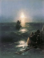Jesus går på vattnet 1888